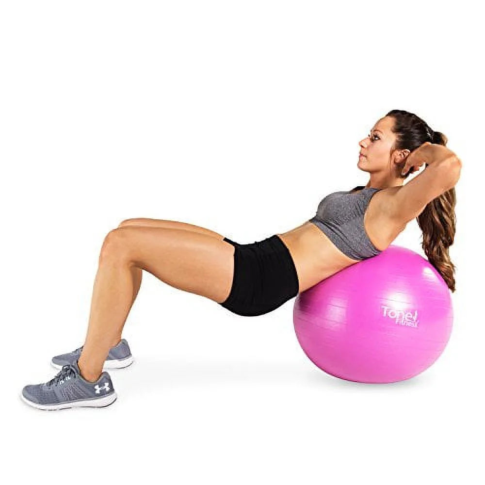 Anti-Burst Stability Ball 55 Cm, Pink