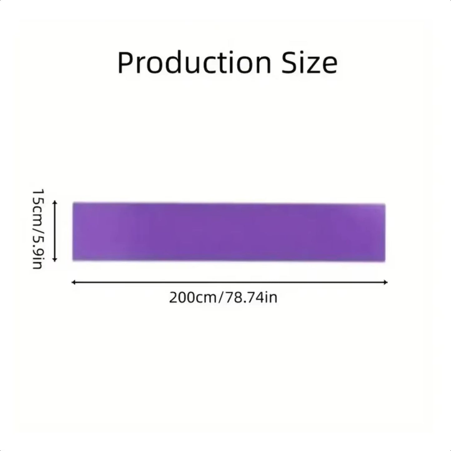 ["Ideal Fitness Resistance Band for Gym Training - TPE Yoga Elastic Band for Men and Women - 1Pc Tension Sheet"]