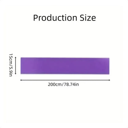 ["Ideal Fitness Resistance Band for Gym Training - TPE Yoga Elastic Band for Men and Women - 1Pc Tension Sheet"]